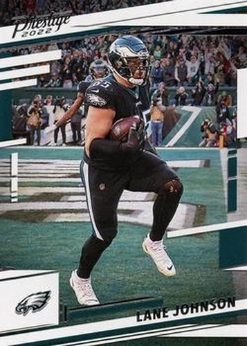 #240 Lane Johnson - Philadelphia Eagles - 2022 Panini Prestige Football