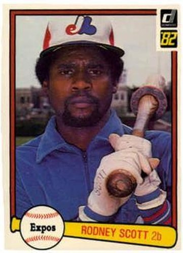 #240 Rodney Scott - Montreal Expos - 1982 Donruss Baseball