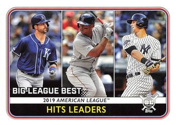 #241 Whit Merrifield / Rafael Devers / DJ LeMahieu - Kansas City Royals / Boston Red Sox / New York Yankees - 2020 Topps Big League Baseball