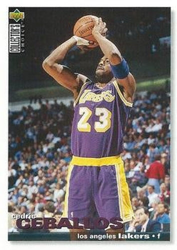 #241 Cedric Ceballos - Los Angeles Lakers - 1995-96 Collector's Choice Basketball
