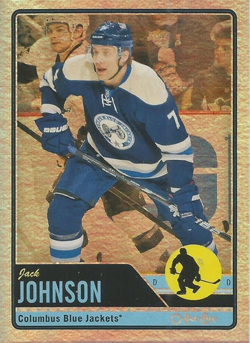 #241 Jack Johnson - Columbus Blue Jackets - 2012-13 O-Pee-Chee - Rainbow Hockey