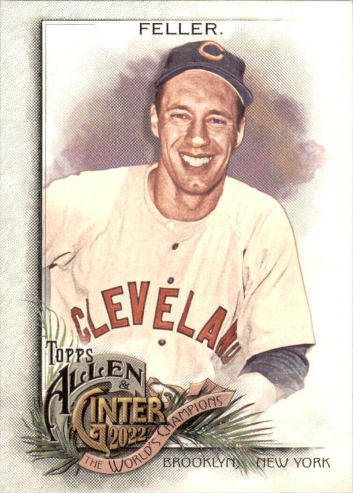 #241 Bob Feller - Cleveland Indians - 2022 Topps Allen & Ginter Baseball