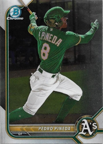#BCP-241 Pedro Pineda - Oakland Athletics - 2022 Bowman - Chrome Prospects Baseball