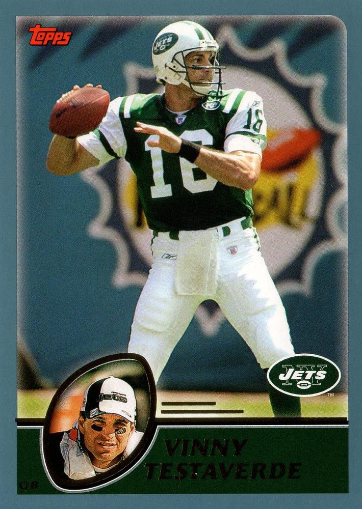 #241 Vinny Testaverde - New York Jets - 2003 Topps Football
