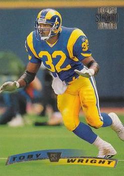 #241 Toby Wright - St. Louis Rams - 1996 Stadium Club Football
