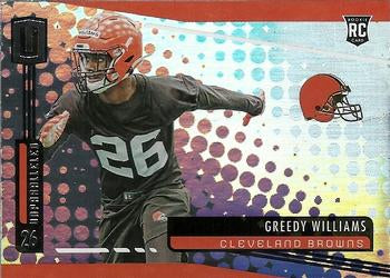 #241 Greedy Williams - Cleveland Browns - 2019 Panini Unparalleled Football