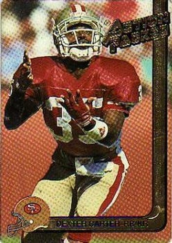 #241 Dexter Carter - San Francisco 49ers - 1991 Action Packed Football