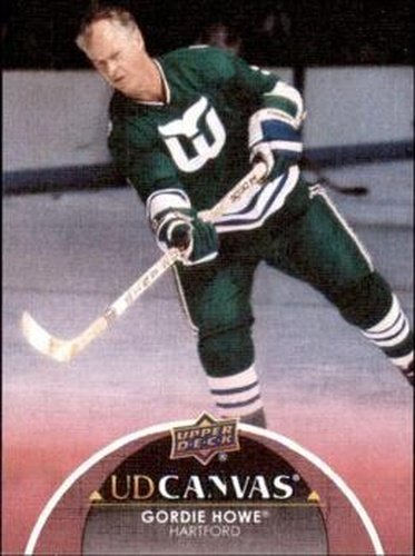 #C241 Gordie Howe - Hartford Whalers - 2021-22 Upper Deck - UD Canvas Hockey