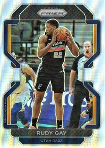 #241 Rudy Gay - Utah Jazz - 2021-22 Panini Prizm - Silver Basketball