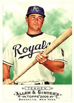 #242 Mark Teahen - Kansas City Royals - 2009 Topps Allen & Ginter Baseball