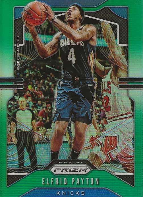 #242 Elfrid Payton - New York Knicks - 2019-20 Panini Prizm - Prizms Green Basketball
