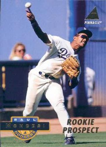 #242 Raul Mondesi - Los Angeles Dodgers - 1994 Pinnacle Baseball