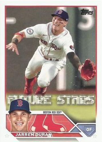 #242 Jarren Duran - Boston Red Sox - 2023 Topps Baseball