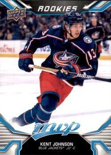 #242 Kent Johnson - Columbus Blue Jackets - 2022-23 Upper Deck MVP Hockey