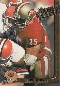 #242 Kevin Fagan - San Francisco 49ers - 1991 Action Packed Football