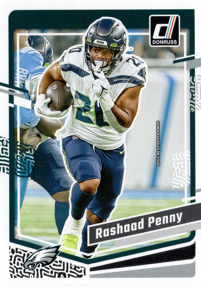 #242 Rashaad Penny - Philadelphia Eagles - 2023 Donruss Football