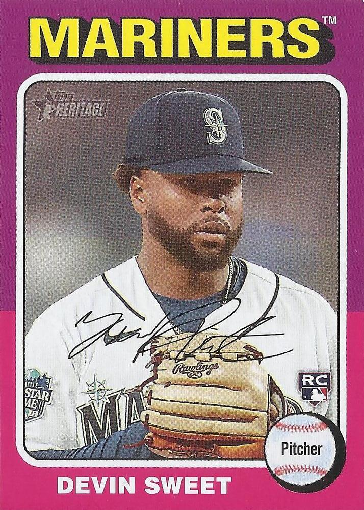 #242 Devin Sweet - Seattle Mariners - 2024 Topps Heritage Baseball