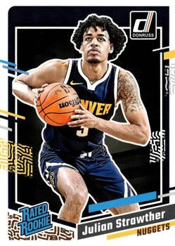 #242 Julian Strawther - Denver Nuggets - 2023-24 Donruss Basketball