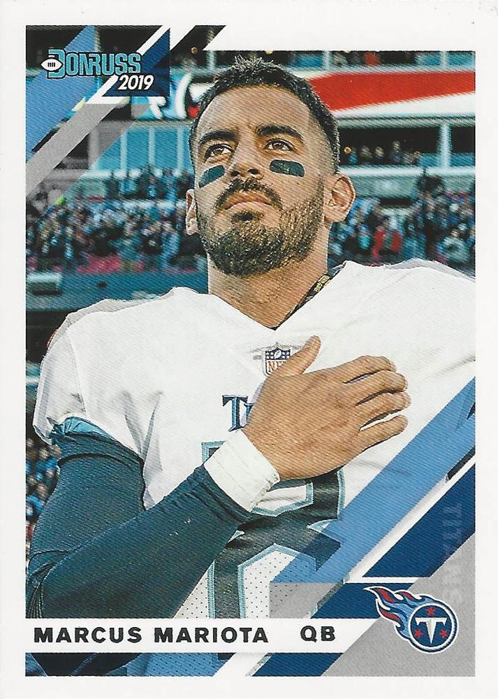 #243V Marcus Mariota - Tennessee Titans - 2019 Donruss Football
