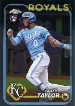 #243 Samad Taylor - Kansas City Royals - 2024 Topps Chrome Baseball