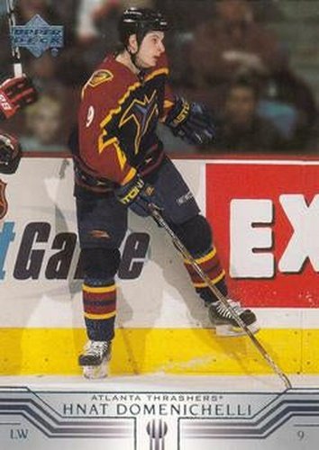 #243 Hnat Domenichelli - Atlanta Thrashers - 2001-02 Upper Deck Hockey