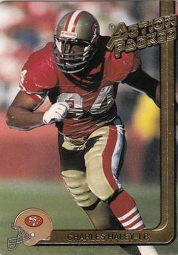 #243 Charles Haley - San Francisco 49ers - 1991 Action Packed Football