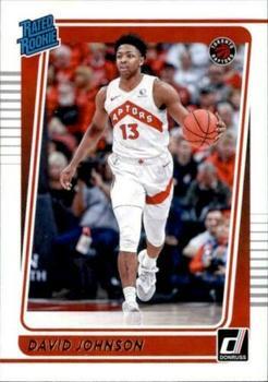 #243 David Johnson - Toronto Raptors - 2021-22 Donruss Basketball