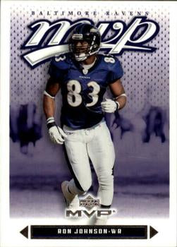 #243 Ron Johnson - Baltimore Ravens - 2003 Upper Deck MVP Football