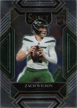 #244 Zach Wilson - New York Jets - 2021 Panini Select Football