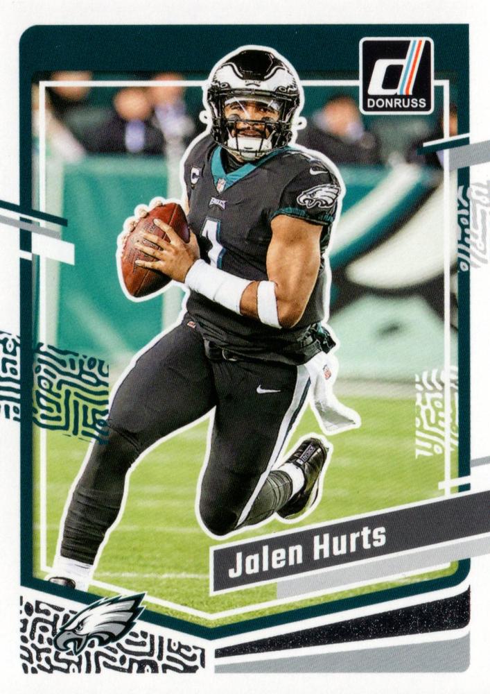 #244 Jalen Hurts - Philadelphia Eagles - 2023 Donruss Football