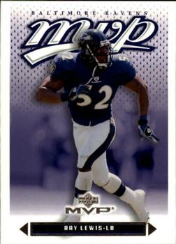 #244 Ray Lewis - Baltimore Ravens - 2003 Upper Deck MVP Football