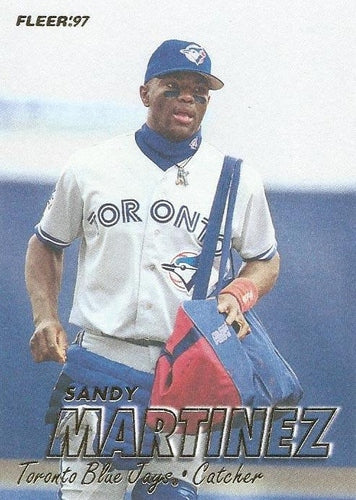 #244 Sandy Martinez - Toronto Blue Jays - 1997 Fleer Baseball