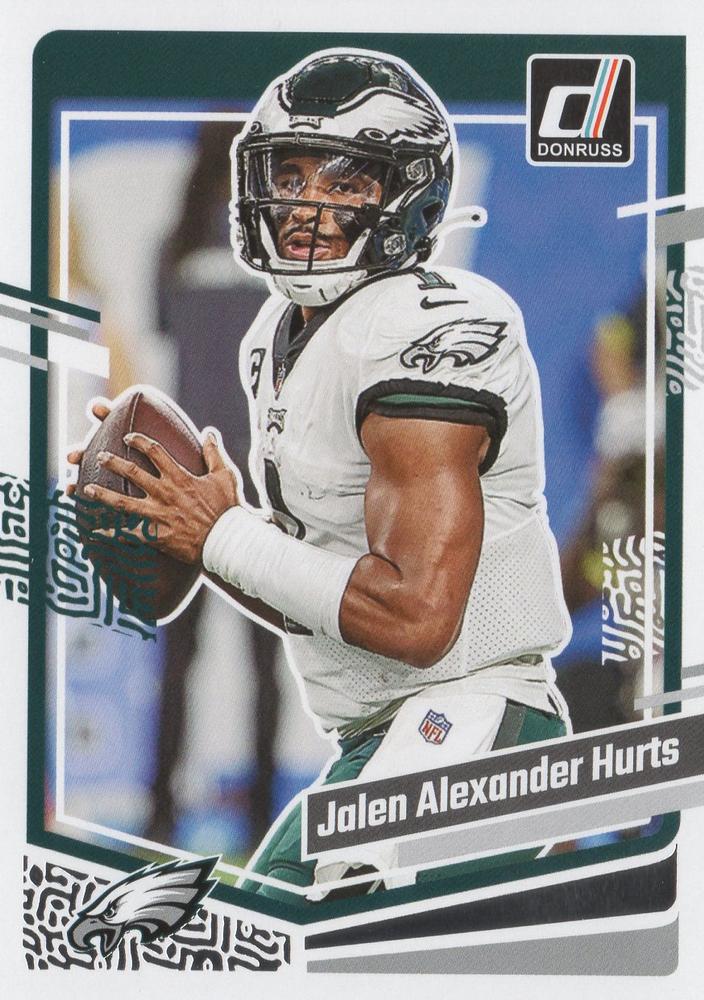 #244b Jalen Hurts - Philadelphia Eagles - 2023 Donruss Football