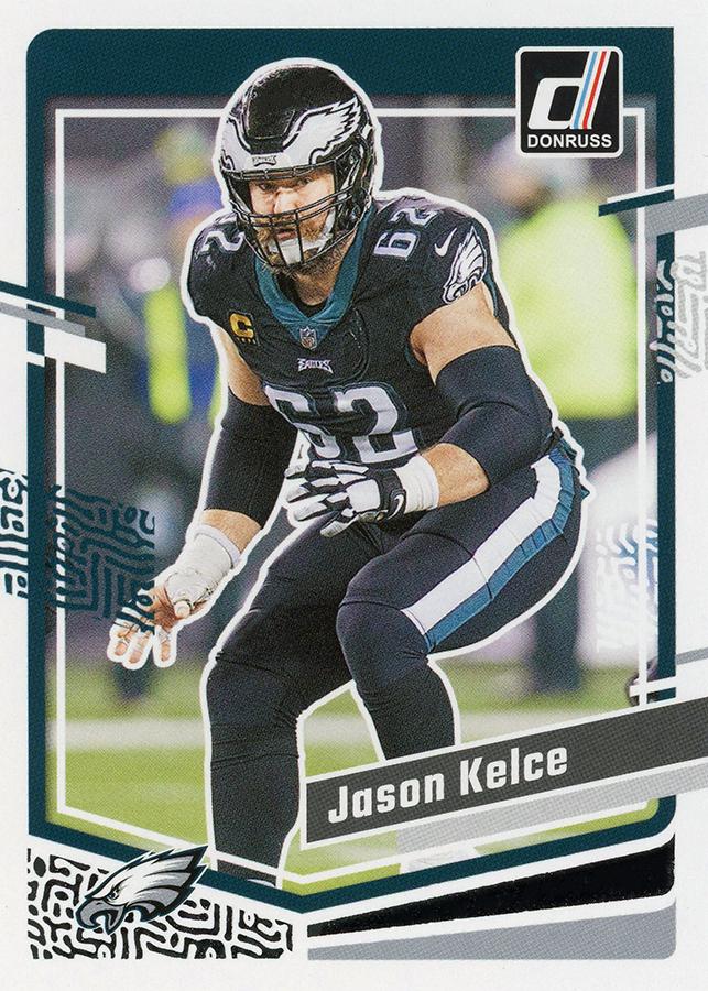 #245 Jason Kelce - Philadelphia Eagles - 2023 Donruss Football