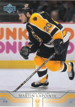 #245 Martin Lapointe - Boston Bruins - 2001-02 Upper Deck Hockey