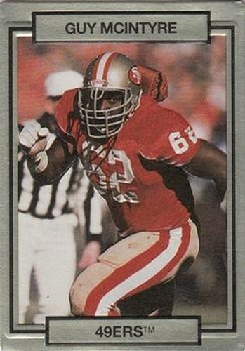 #245 Guy McIntyre - San Francisco 49ers - 1990 Action Packed Football