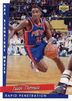 #245 Isiah Thomas - Detroit Pistons - 1993-94 Upper Deck Basketball