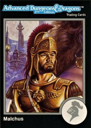 #245 Malchus - 1991 TSR Advanced Dungeons & Dragons - Silver
