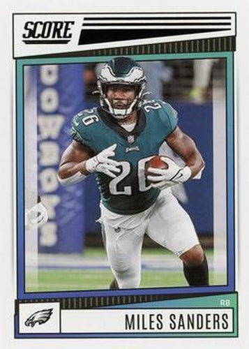 #245 Miles Sanders - Philadelphia Eagles - 2022 Score Football