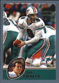 #245 Jay Fiedler - Miami Dolphins - 2003 Topps Football