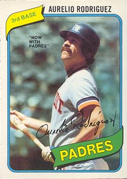 #245 Aurelio Rodriguez - San Diego Padres - 1980 O-Pee-Chee Baseball