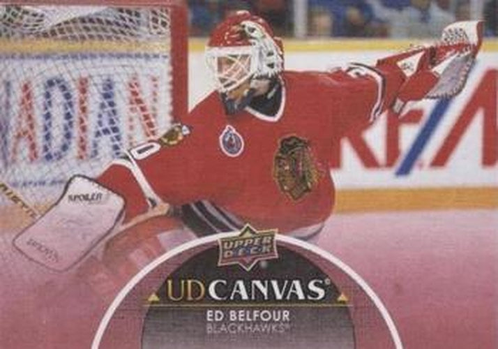 #C245 Ed Belfour - Chicago Blackhawks - 2021-22 Upper Deck - UD Canvas Hockey