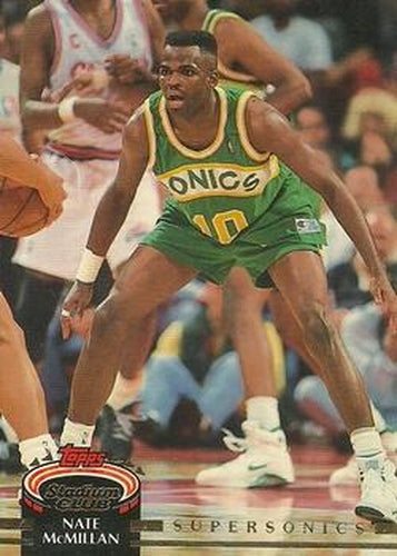 #246 Nate McMillan - Seattle SuperSonics - 1992-93 Stadium Club Basketball