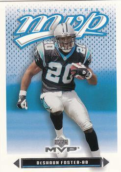 #246 DeShaun Foster - Carolina Panthers - 2003 Upper Deck MVP Football
