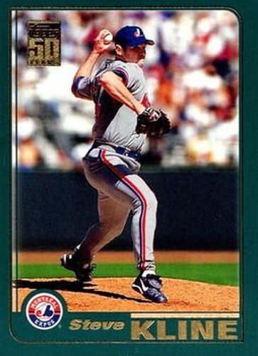 #246 Steve Kline - Montreal Expos - 2001 Topps Baseball