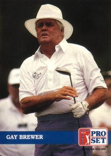 #246 Gay Brewer - 1992 Pro Set PGA Tour Golf