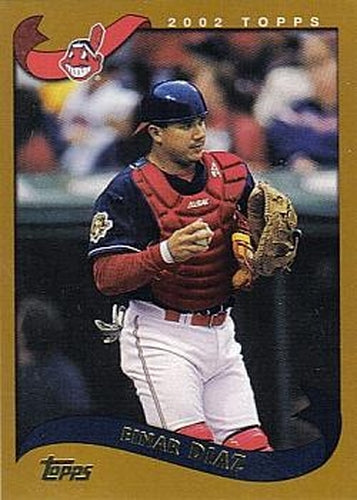 #246 Einar Diaz - Cleveland Indians - 2002 Topps Baseball