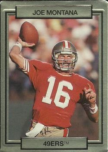 #246 Joe Montana - San Francisco 49ers - 1990 Action Packed Football