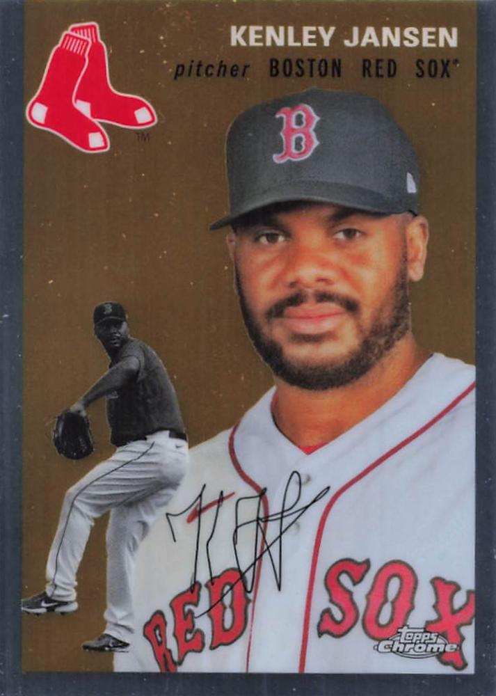 #246 Kenley Jansen - Boston Red Sox - 2023 Topps Chrome Platinum Anniversary Baseball