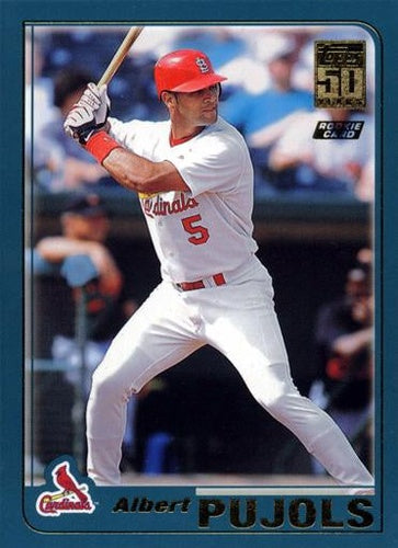 #T247 Albert Pujols - St. Louis Cardinals - 2001 Topps Traded & Rookies Baseball